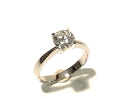 sortija oro 18k con diamante de laboratorio 
