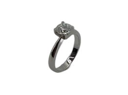 sortija oro 18k con diamante de laboratorio 
