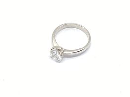 sortija oro 18k con diamante de laboratorio 