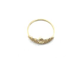 sortija oro 18k con circonita 