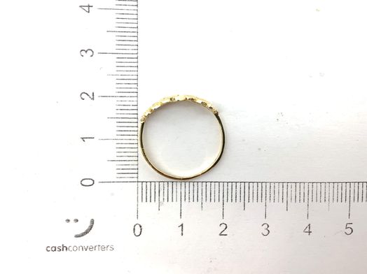 sortija oro 18k con circonita 