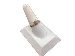 sortija oro 18k con circonita 