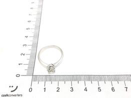 sortija oro 18k con diamante de laboratorio