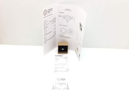 sortija oro 18k con diamante de laboratorio