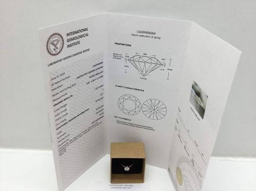 sortija oro 18k con diamante de laboratorio