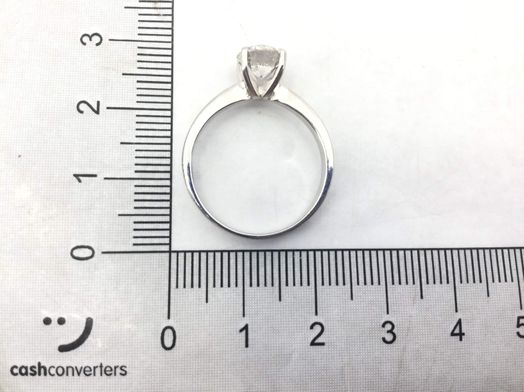 sortija oro 18k con diamante de laboratorio