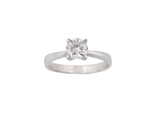 sortija oro 18k con diamante de laboratorio