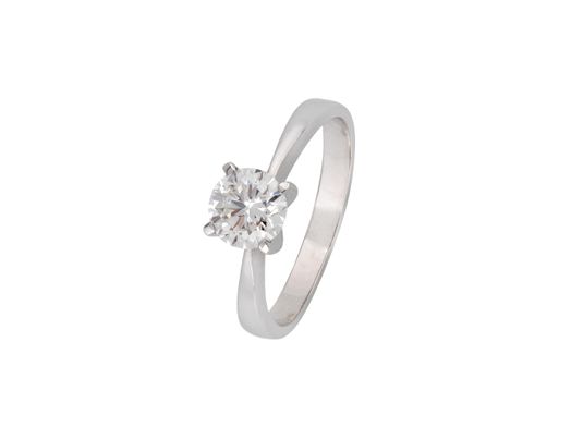 sortija oro 18k con diamante de laboratorio