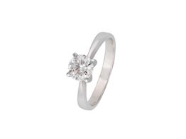 sortija oro 18k con diamante de laboratorio