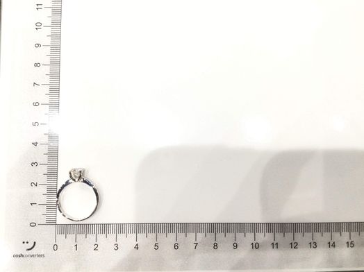 sortija oro 18k con diamante de laboratorio