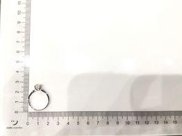 sortija oro 18k con diamante de laboratorio