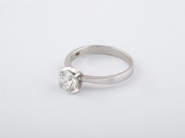 sortija oro 18k con diamante de laboratorio 