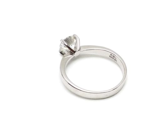 sortija oro 18k con diamante de laboratorio 