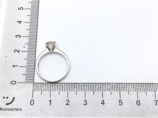 sortija oro 18k con diamante de laboratorio 