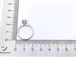 sortija oro 18k con diamante de laboratorio 
