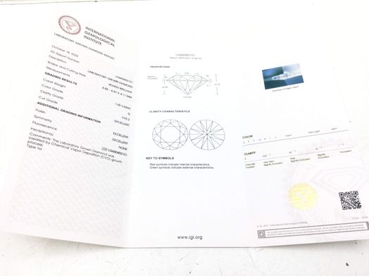 sortija oro 18k con diamante de laboratorio 