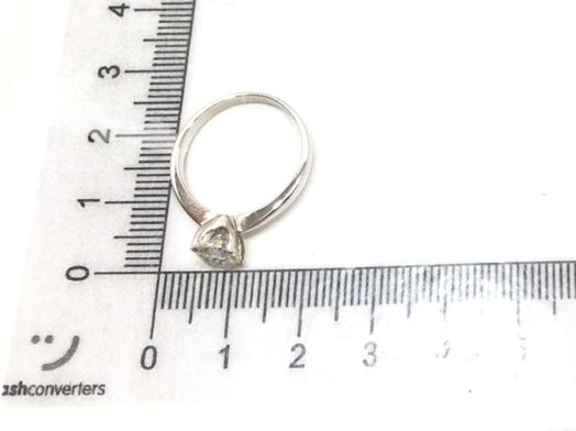 sortija oro 18k con diamante de laboratorio