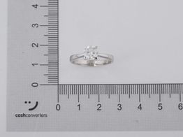 sortija oro 18k con diamante de laboratorio