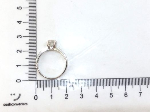 sortija oro 18k con diamante de laboratorio 