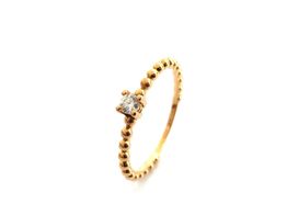 sortija oro 18k con diamante 