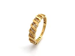 sortija oro 18k con circonita 