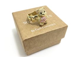 sortija oro 18k con circonita 