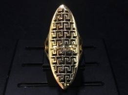 sortija oro 18k con circonita 
