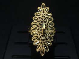 sortija oro 18k con circonita 