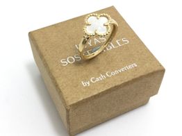 sortija oro 18k con nacar 
