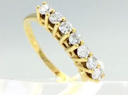 sortija oro 18k con diamante 
