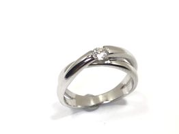 sortija oro 18k con diamante 