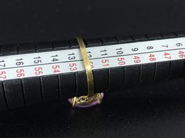 sortija oro 18k con circonita 