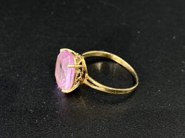 sortija oro 18k con circonita 