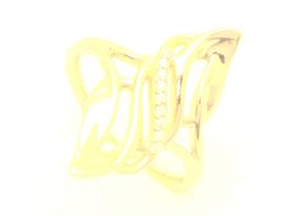 sortija oro 18k con circonita 