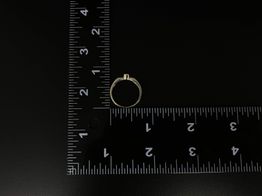 sortija oro 18k con circonita 