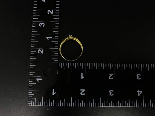 sortija oro 18k con circonita 