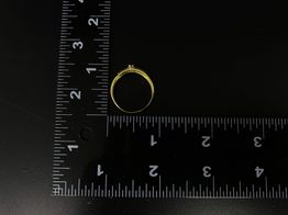sortija oro 18k con circonita 