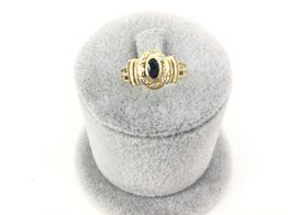 sortija oro 18k con circonita 