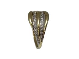 sortija oro 18k con circonita 