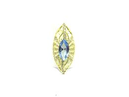 sortija oro 18k con circonita 