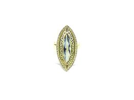 sortija oro 18k con circonita 