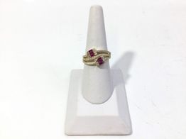 sortija oro 18k con circonita 