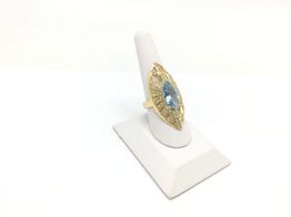 sortija oro 18k con circonita 