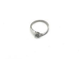 sortija oro 18k con circonita 