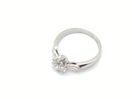 Sortija Platino Con Diamante