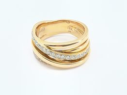 sortija oro 18k con diamante 