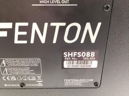 subwoofer hifi fenton shfs08b