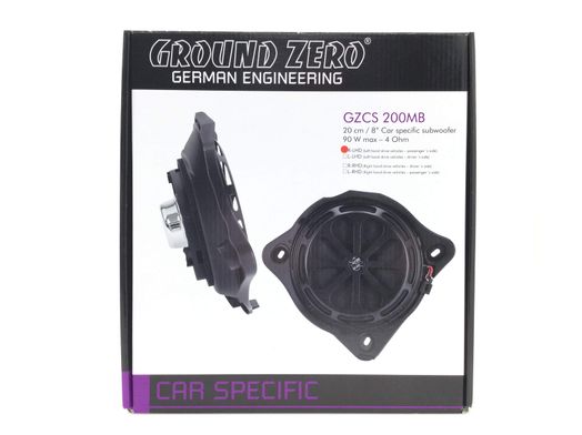subwoofers ground zero gzcs 200mb