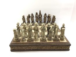 tablero ajedrez artesanal artesanal