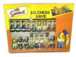 tablero ajedrez the simpsons 3-d chess game the simpsons 3-d chess game